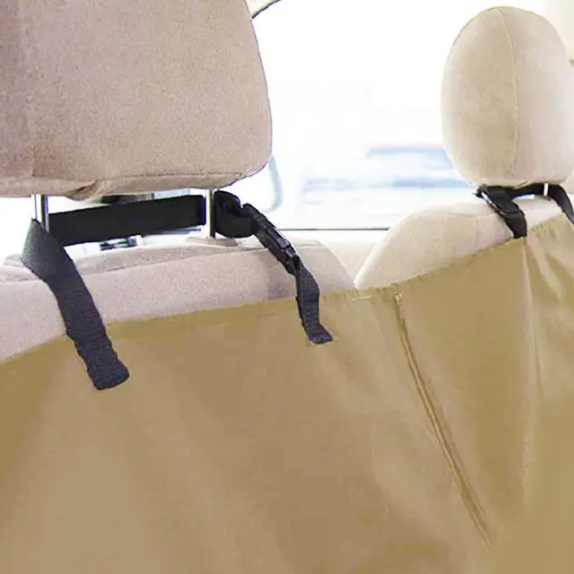 Alt view image 3 of 4 - Premium Large Tan Pet Seat Cover for Auto Protection (EL-0138)