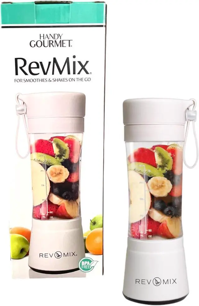 Alt view image 4 of 7 - Handy Gourmet RevMix for Smoothies & Shakes On The Go (White)
