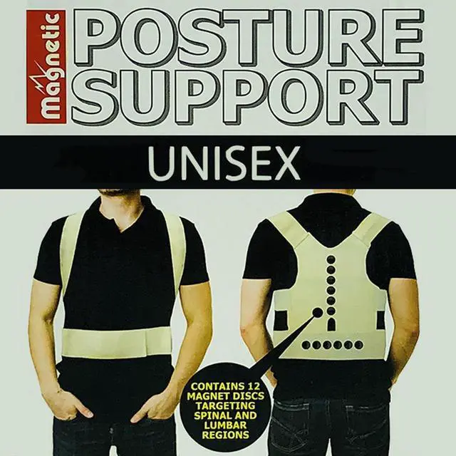 Alt view image 5 of 5 - Magnetic Posture Support Back Brace Unisex