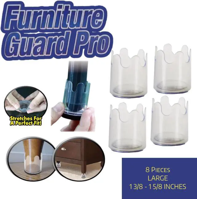 Alt view image 4 of 4 - Furniture Guard Pro - Large  (1 3/8" to 1 5/8") - Set of 8 Protective Pads