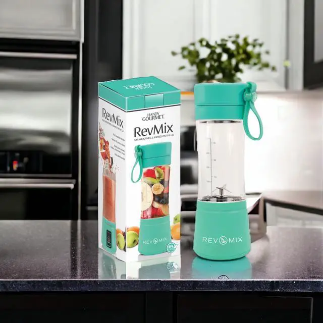 Alt view image 4 of 4 - Handy Gourmet RevMix for Smoothies & Shakes On The Go (Teal)