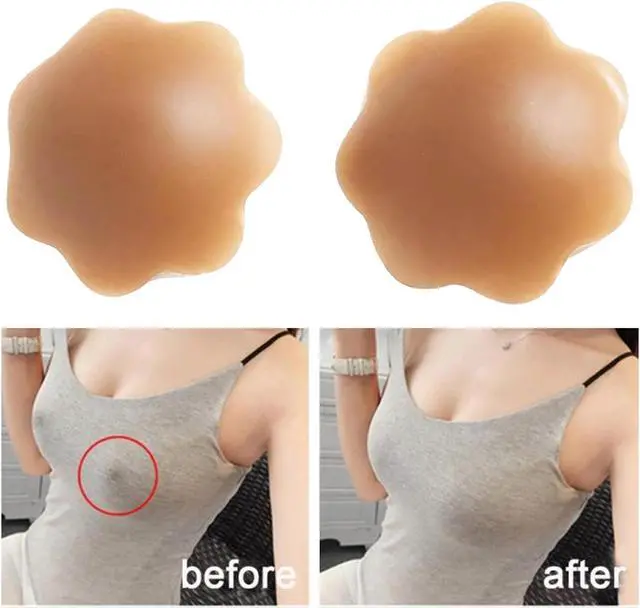 Alt view image 3 of 3 - Silicone Nipple Cover - Mocha