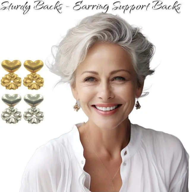 Alt view image 3 of 3 - Sturdy Backs - Earring Support Backs