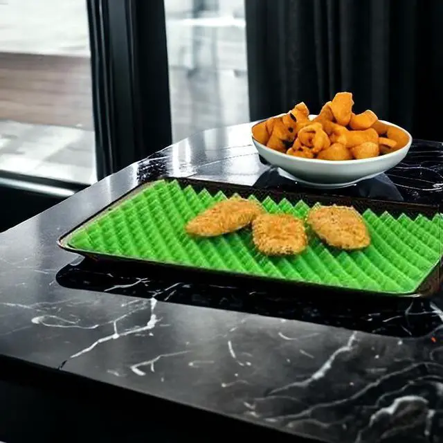 Alt view image 4 of 8 - Healthy Chef Baking Mat - Raised Pyramid Nonstick Baking Sheet