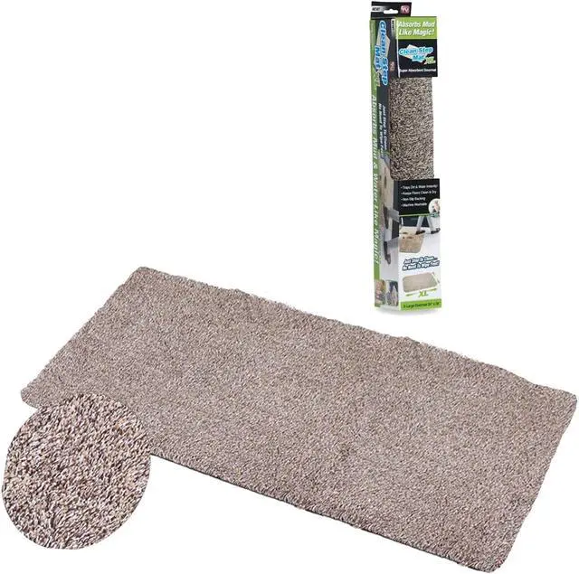Alt view image 2 of 6 - Clean Step Mat Runner (24" x 60")- Tan