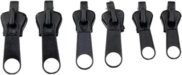 Alt view image 5 of 5 - Universal Zipper Repair Kit - Black (Set of 6 for Quick Repairs)