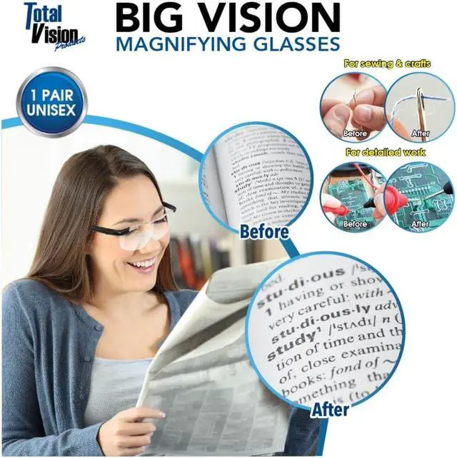 Alt view image 2 of 4 - Big Vision Magnifying Glasses