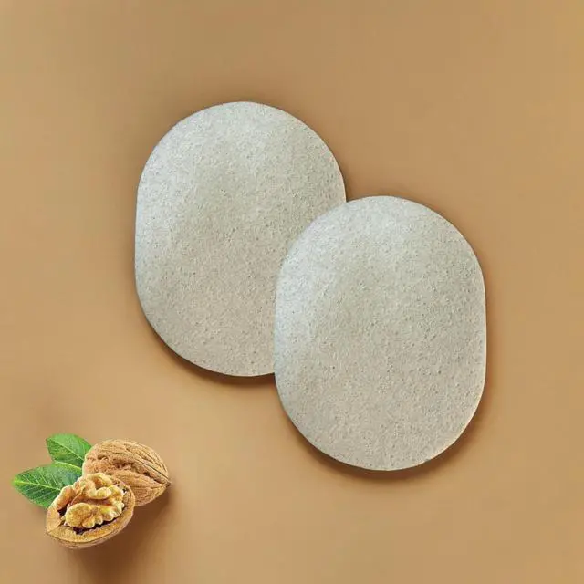 Alt view image 4 of 6 - Walnut Facial Exfoliating Sponges (2-Pack)