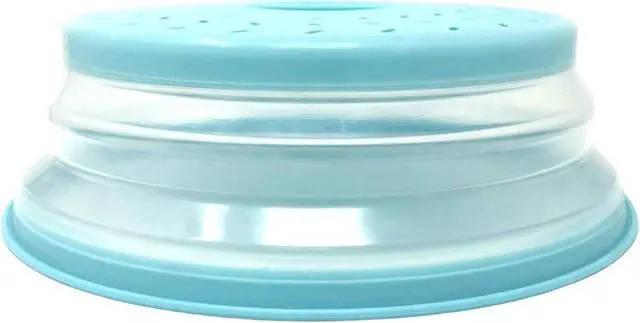 Main image of Handy Gourmet Collapsible Microwave Shield, Teal
