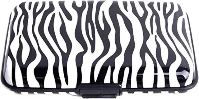 Alt view image 2 of 4 - Aluminum Card Wallet - Unique and Durable - Zebra