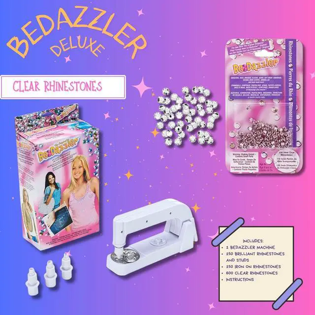 Alt view image 4 of 4 - Bedazzler DELUXE - Clear Rhinestone  Kit - 600 Clear