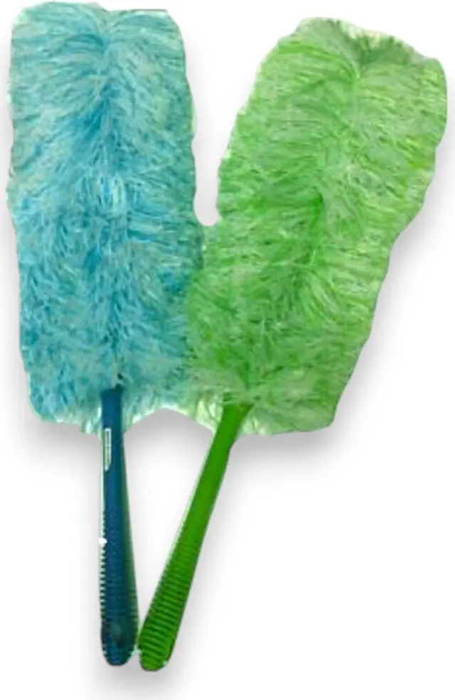 Main image of Chenille Microfiber Yarn Dusters - Versatile Cleaning Tools (2-Pack)