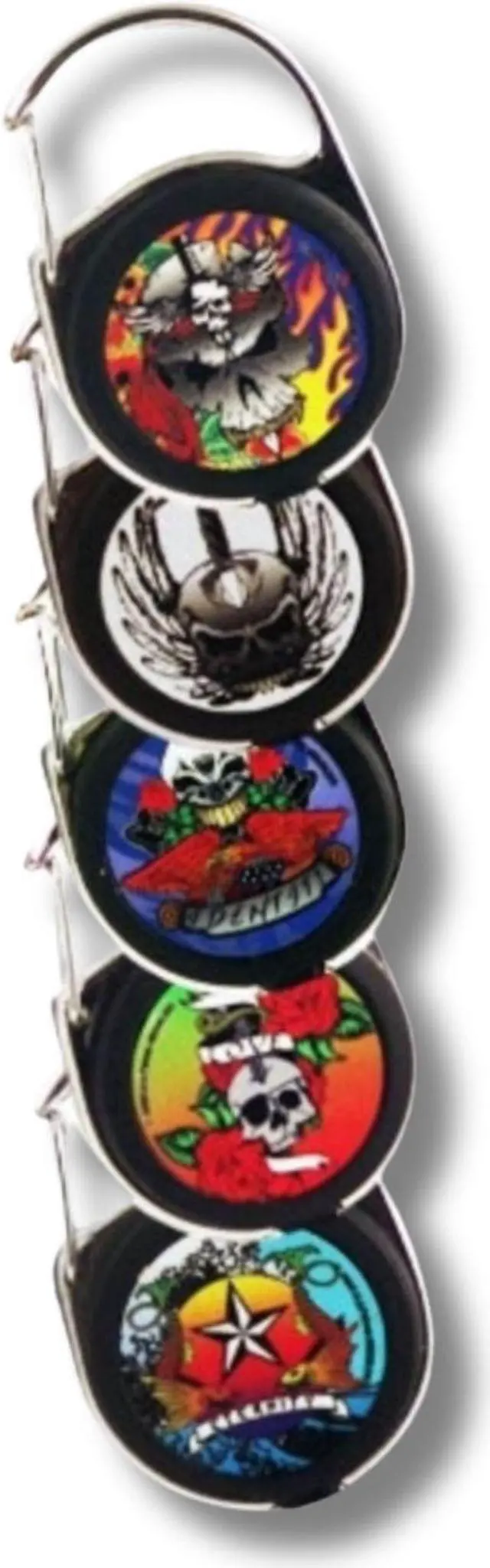 Alt view image 2 of 4 - Premium Lighter Leash Retractable Lighter Holder - Tattoo Series-  Assorted (1)