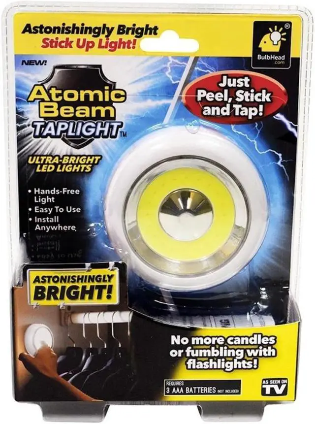 Alt view image 2 of 7 - Atomic Beam Tap Lights - 6 Pack