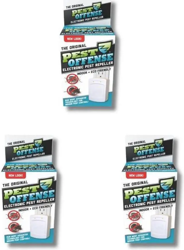 Main image of Pest Offense POBD-I-01 Original Electronic Pest Repeller- 3 Pack