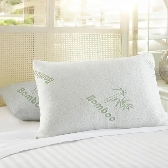 Aloe Vera Bamboo Pillow - King Size Firm Support [36" x 19"] - Newegg.com