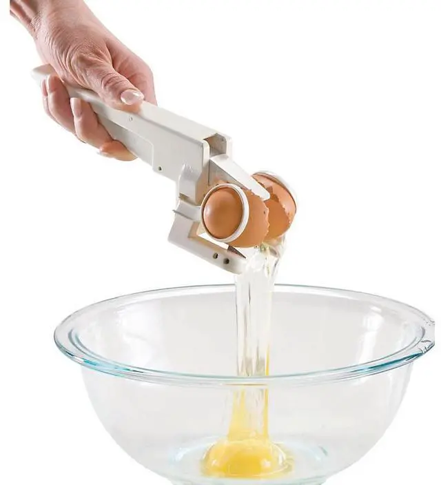Alt view image 2 of 7 - EZCracker Handheld Egg Cracker/Separator