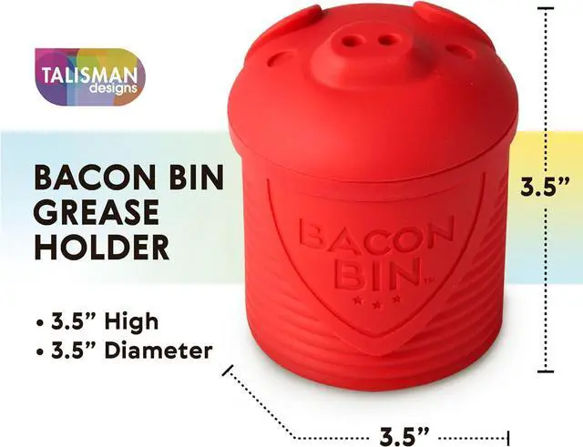 Alt view image 4 of 7 - Bacon Bin - Grease Strainer & Collector| Holds up to 1 Cup
