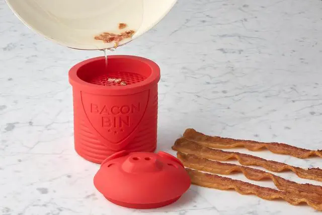 Alt view image 6 of 7 - Bacon Bin - Grease Strainer & Collector| Holds up to 1 Cup