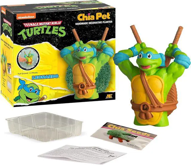 Alt view image 5 of 6 - Chia Pet Planter-  Teenage Mutant Ninja Turtles - Leonardo
