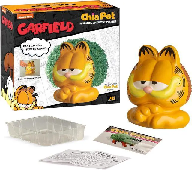 Alt view image 2 of 5 - Chia Pet Planter - Garfield