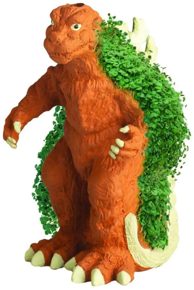 Alt view image 2 of 5 - Chia Pet Planter -Godzilla