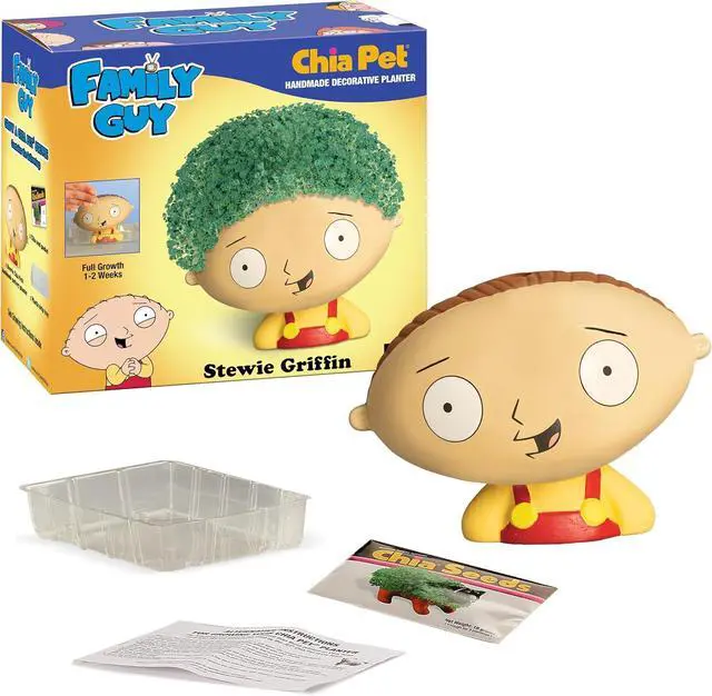 Alt view image 4 of 5 - Chia Pet Planter - Family Guy- Stewie Griffin