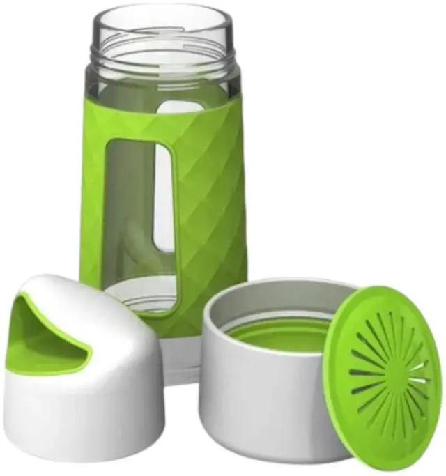 Alt view image 2 of 5 - Fruition 20oz Fruit and Tea Infuser Bottle (Green)