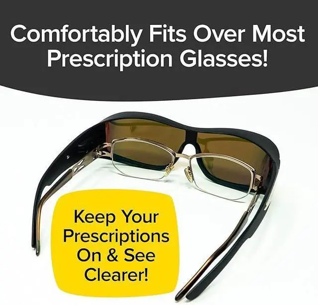 Alt view image 3 of 5 - Battle Vision Wrap Around Glasses 3-Pack  Day, Night & Storm Sunglasses