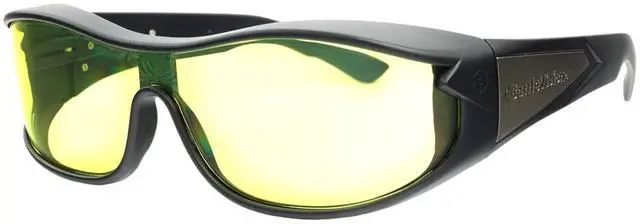 Alt view image 5 of 6 - Battle Vision Wrap Around Sunglasses - Day & Night Vision 2 Pack