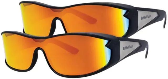 Alt view image 2 of 6 - Battle Vision Wrap Around Sunglasses - 2PK