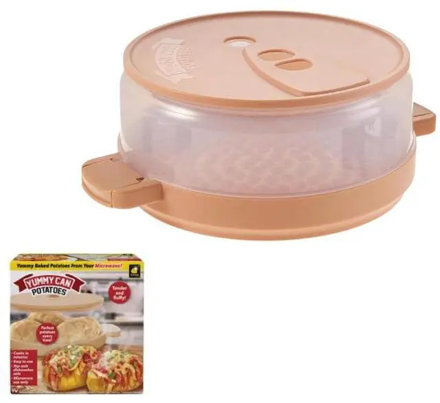 Alt view image 6 of 6 - Yummy Can Potatoes - Microwave Potato Cooker