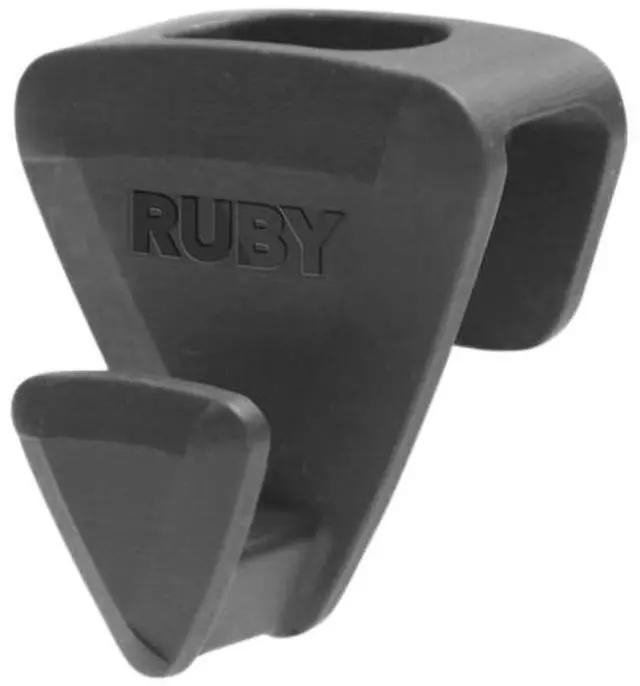 Alt view image 4 of 7 - Ruby Space Triangles, 72-Pc Hanger Hooks, Black