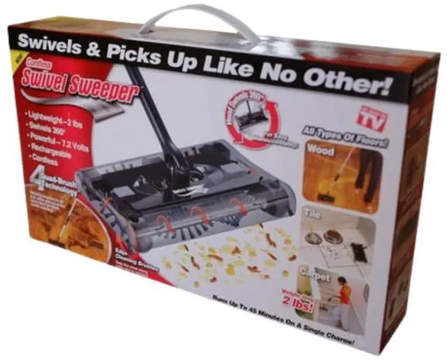 Alt view image 3 of 6 - Cordless Swivel Sweeper (Original) [Red Box]