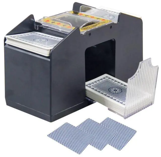 Alt view image 7 of 7 - Brybelly Four Deck Automatic Card Shuffler
