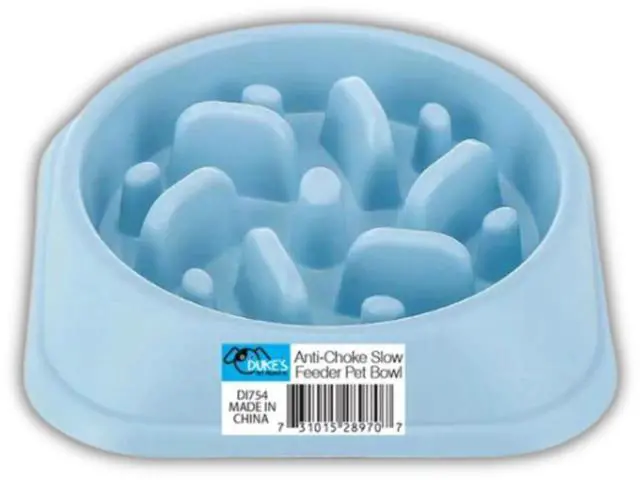 Main image of Anti-Choke Slow Feeder Pet Bowl - BLUE