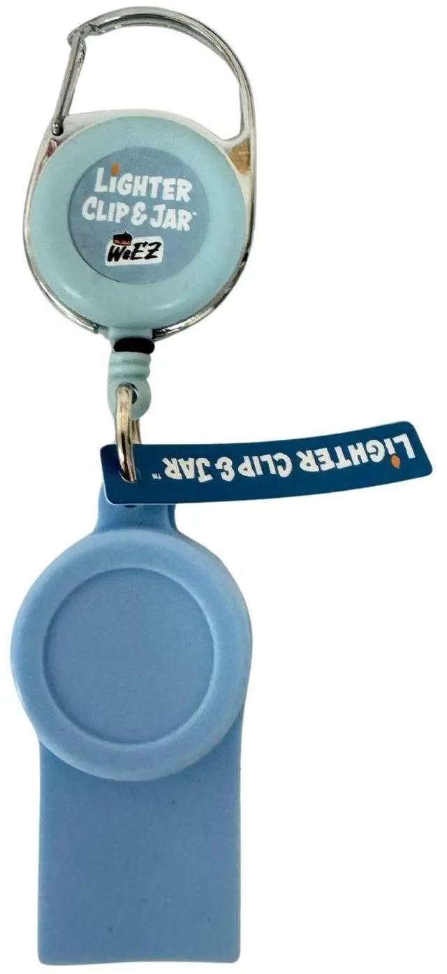 Alt view image 5 of 7 - WEEZ Retractable Lighter Clip & Silicone Jar- Pastel