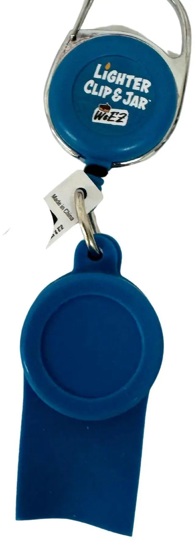 Alt view image 4 of 7 - WEEZ Retractable Lighter Clip & Silicone Jar- Pastel