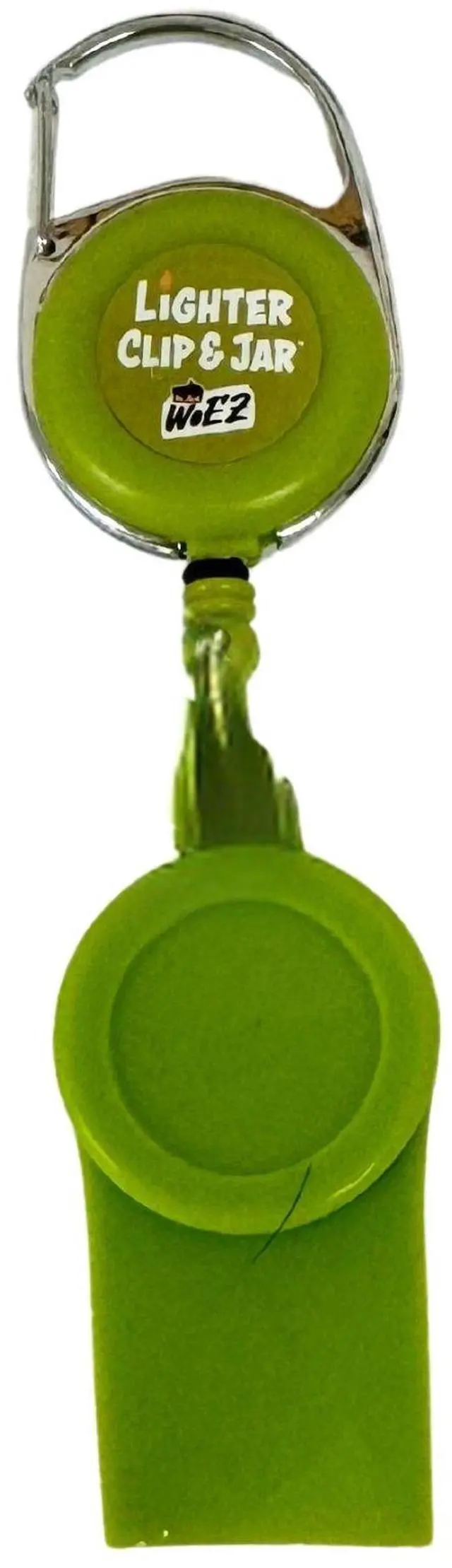 Alt view image 6 of 7 - WEEZ Retractable Lighter Clip & Silicone Jar- Pastel