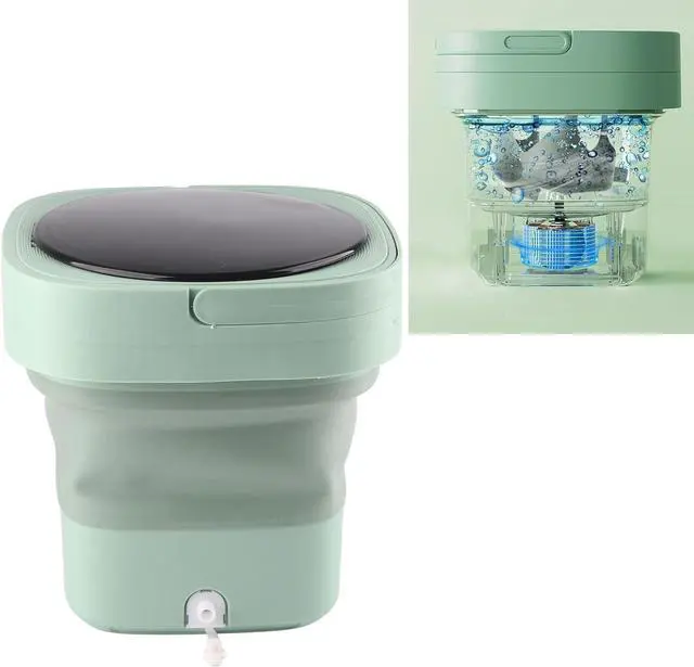 Alt view image 5 of 6 - Portable Ultrasonic Mini Washing Machine