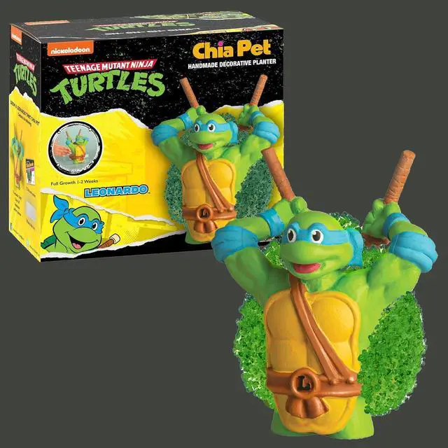 Alt view image 3 of 6 - Chia Pet Planter-  Teenage Mutant Ninja Turtles - Leonardo