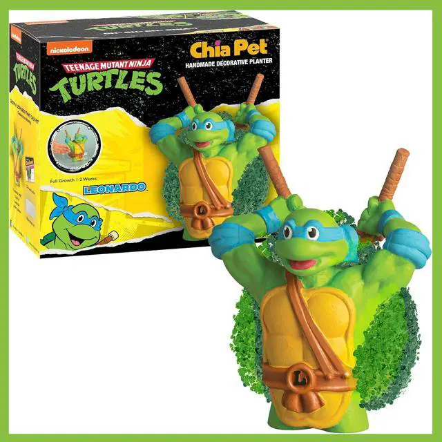 Alt view image 4 of 6 - Chia Pet Planter-  Teenage Mutant Ninja Turtles - Leonardo