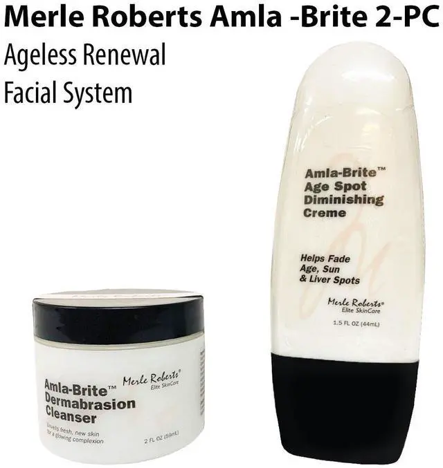 Alt view image 2 of 5 - Merle Roberts Amla -Brite 2-PC Ageless Renewal Facial System