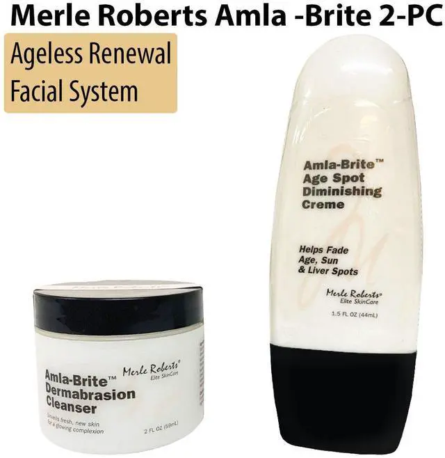 Alt view image 5 of 5 - Merle Roberts Amla -Brite 2-PC Ageless Renewal Facial System
