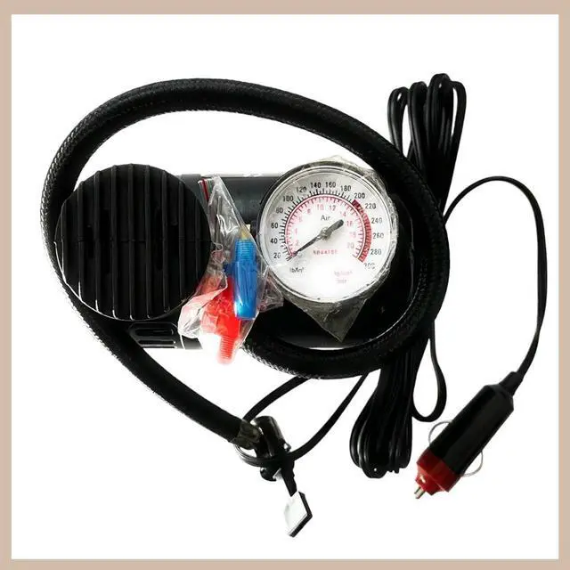 Alt view image 2 of 7 - Mini Air Compressor for Tires and Inflatables-300 PSI