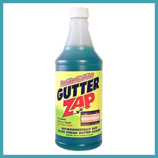 Alt view image 2 of 6 - Gutter Zap Environmentally Safe Black Streak Residential, 32 fl oz. (1 Quart)