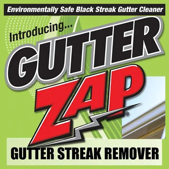 Alt view image 4 of 6 - Gutter Zap Environmentally Safe Black Streak Residential, 32 fl oz. (1 Quart)