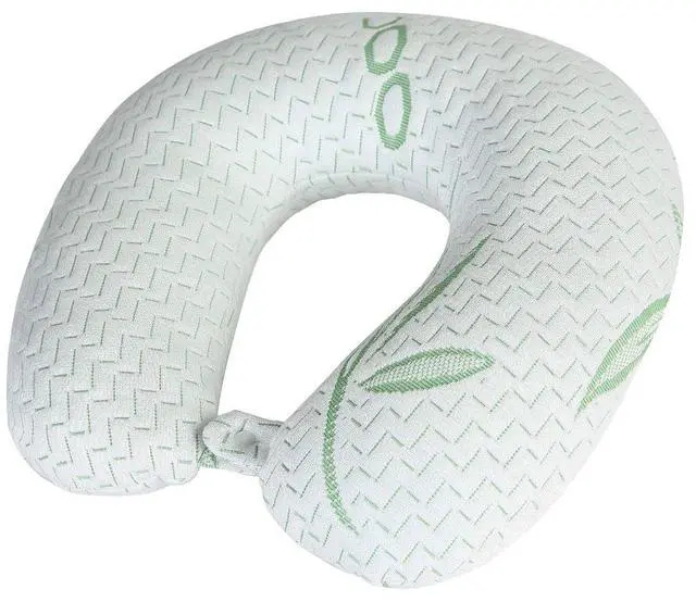 Alt view image 2 of 5 - Bamboo Memory Foam Travel Neck Pillow