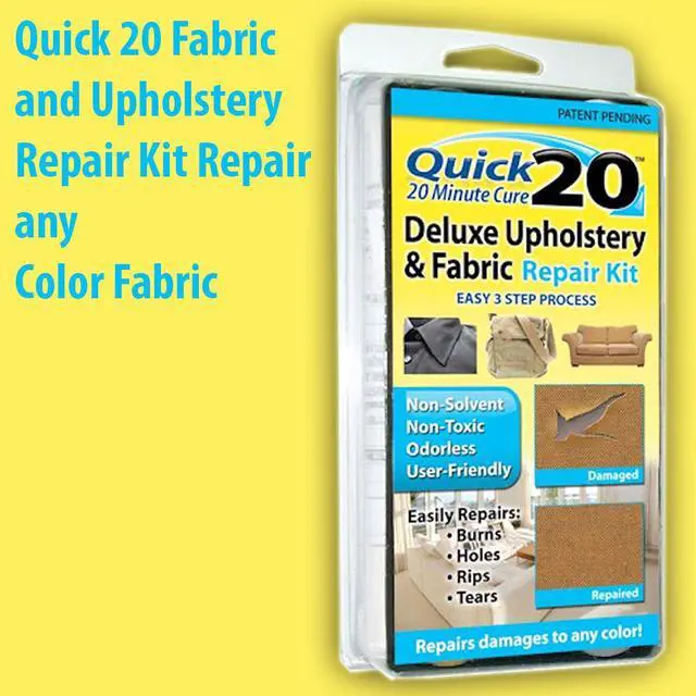 Alt view image 10 of 10 - Quick 20 Fabric and Upholstery Repair Kit