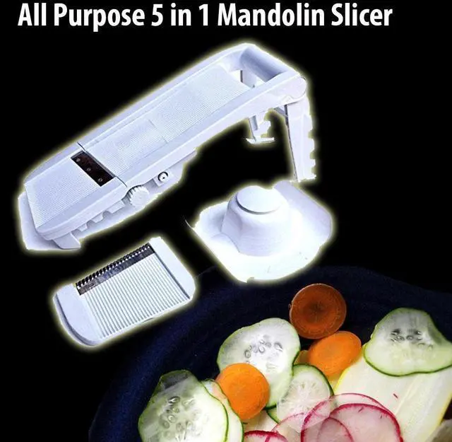 Alt view image 5 of 5 - Super Slicer Professional Mandoline Slicer Make Thick and Thin Slices